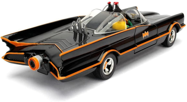 Batmóvel Clássico + Boneco Batman 1:24