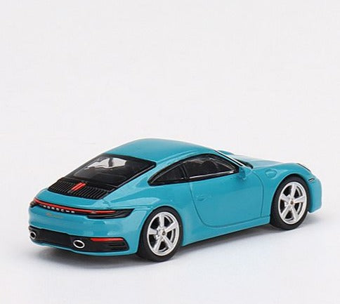 Porsche Cayman Miami Blue 1:64