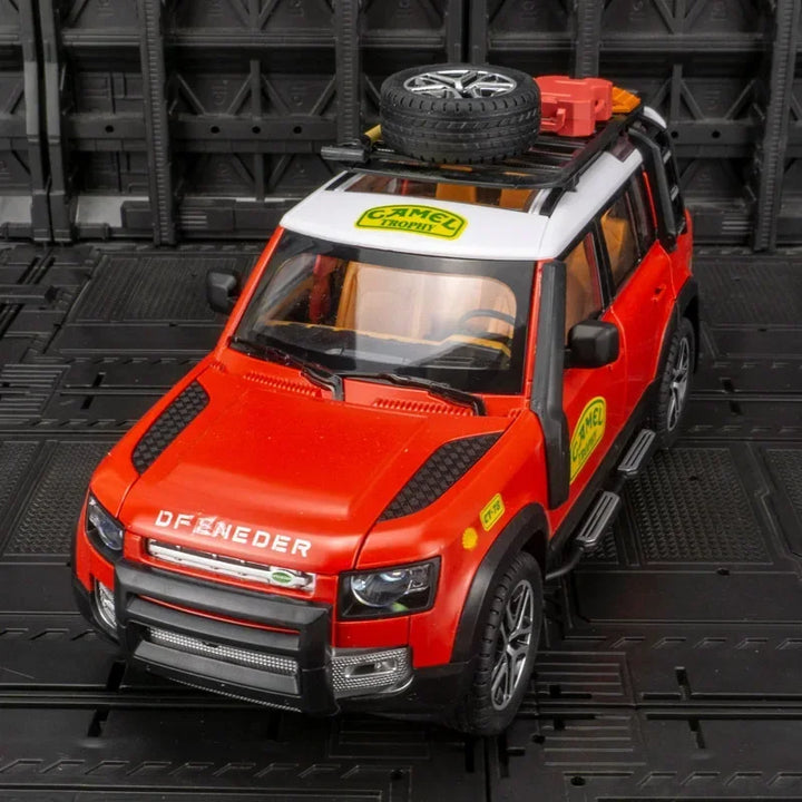 Land Rover Defender Camel Trophy 1:24 22cm