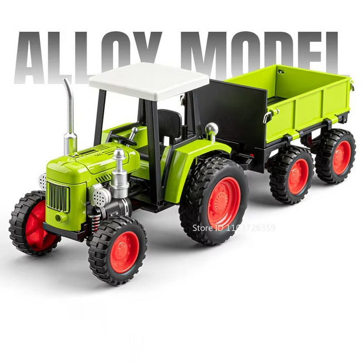 Trator 1:32 25cm Verde
