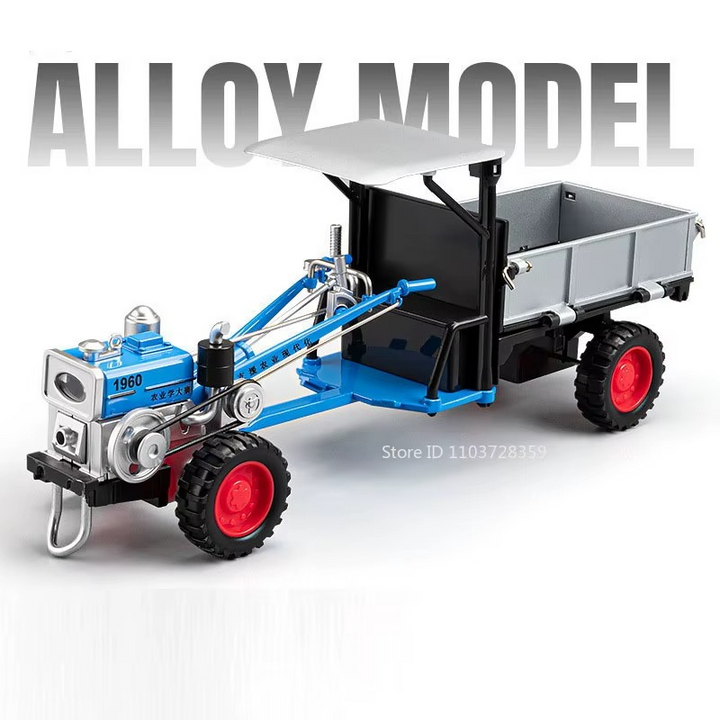 Trator 1:32 25cm Azul