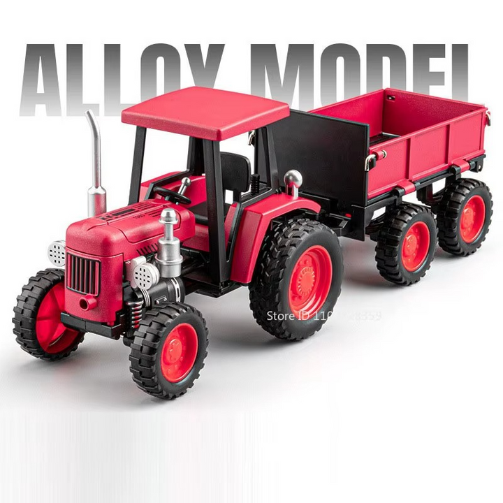 Trator 1:32 25cm Vermelho