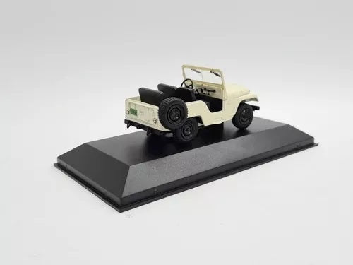 Miniatura Ika Jeep 1956 Bege Metal 1:43