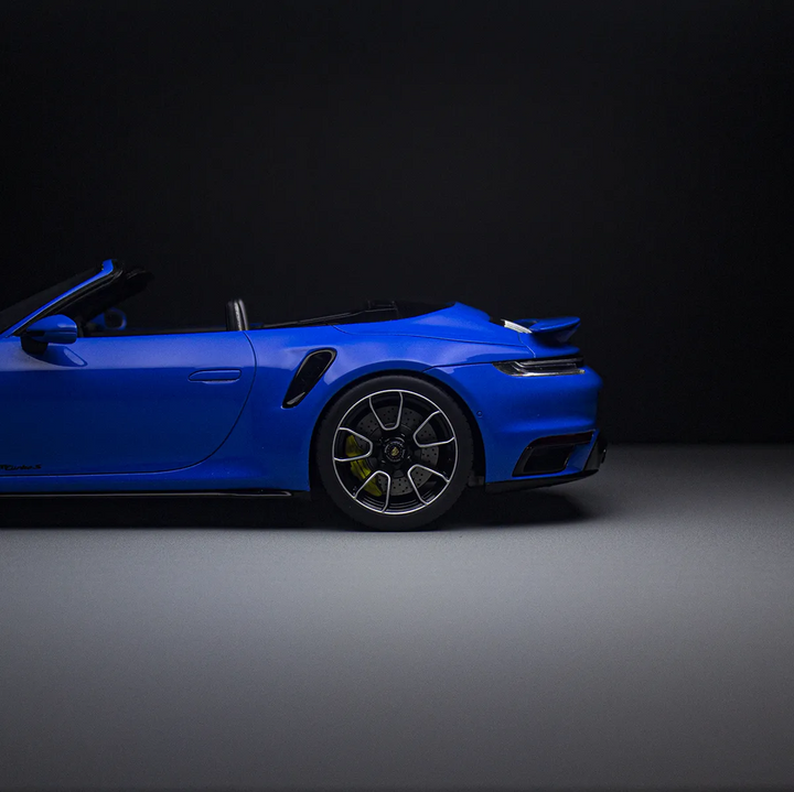 Porsche 911 Turbo S Cabriolet 992 Gt Spirit 1:18 Pts Voodo Blue