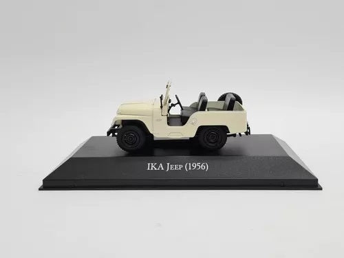 Miniatura Ika Jeep 1956 Bege Metal 1:43