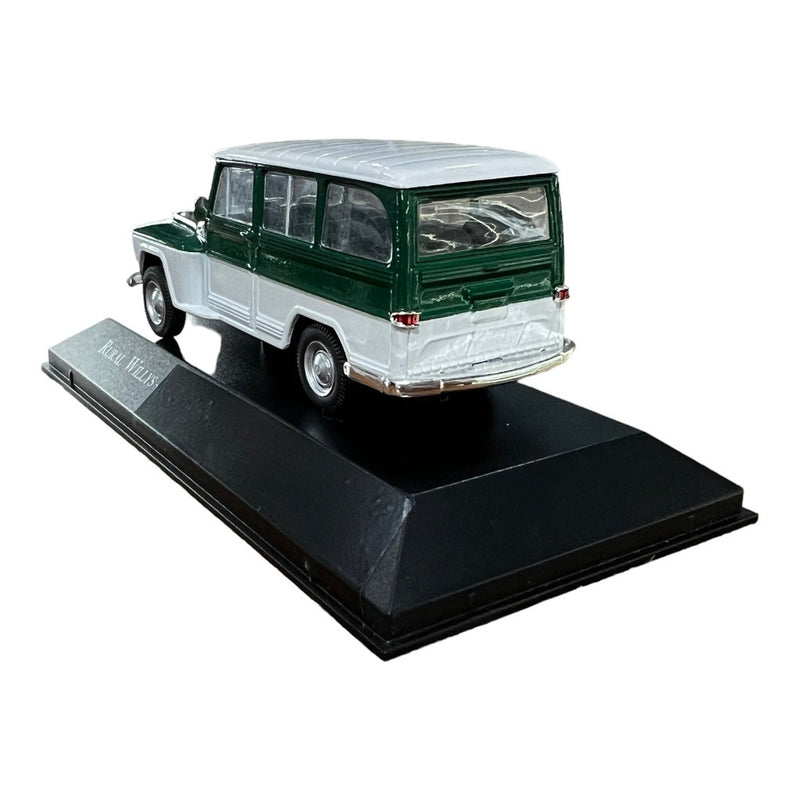 Miniatura Rural Willys Verde Customizado Metal 1:43