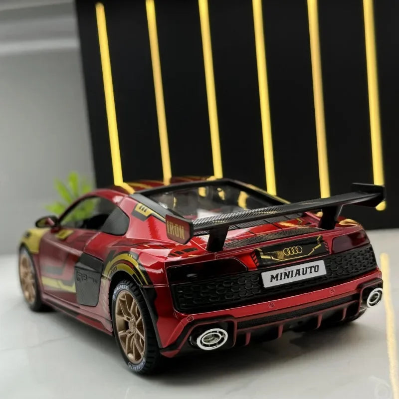 Audi R8 Homem de Ferro 1:24 20cm