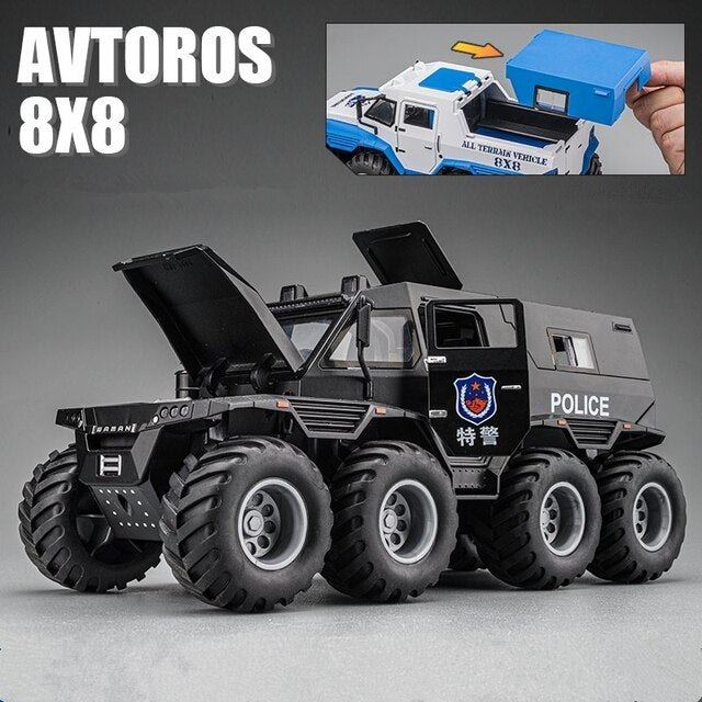 Caminhão 8x8 1:24 22cm