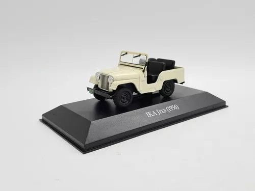 Miniatura Ika Jeep 1956 Bege Metal 1:43