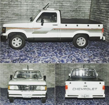 Chevrolet C20 1994 Em Metal Escala 1:43