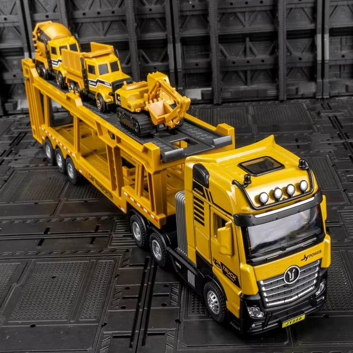 Conjunto Caminhão Transportador de Máquinas 35cm