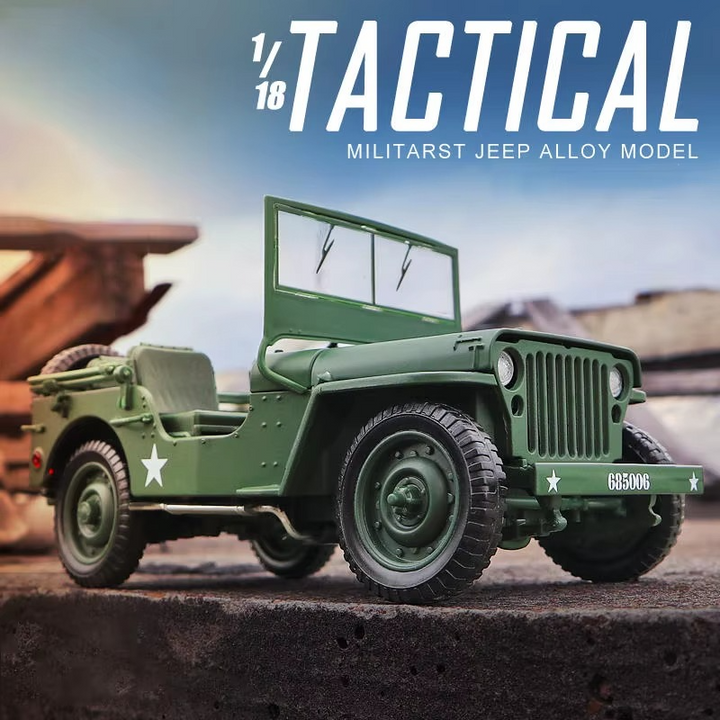 Jeep Willys Militar 1:18 19cm
