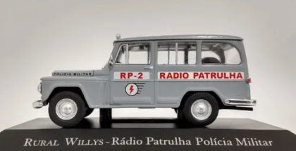 Rural Willys - Rádio Patrulha Polícia Militar 1:43