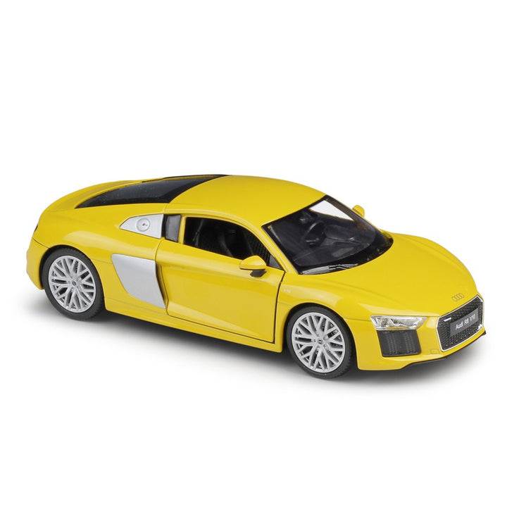 Audi R8 Amarelo 1:24 17cm