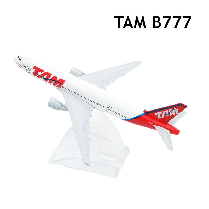 Avião TAM, GOL, CHILE, COLUMBIA, LATAM 777 15cm