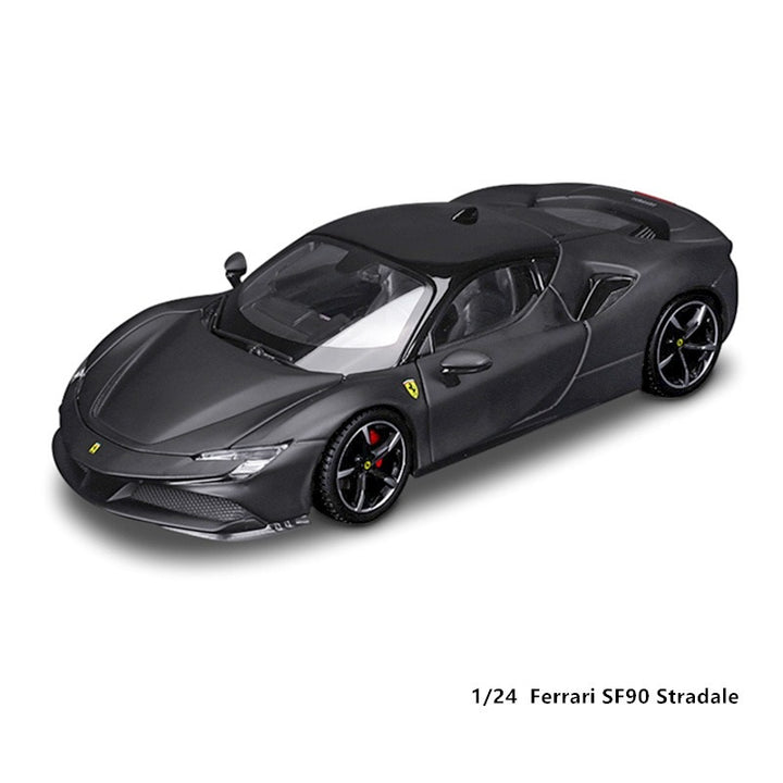 Ferrari SF90 Stradaie Preto 1:24