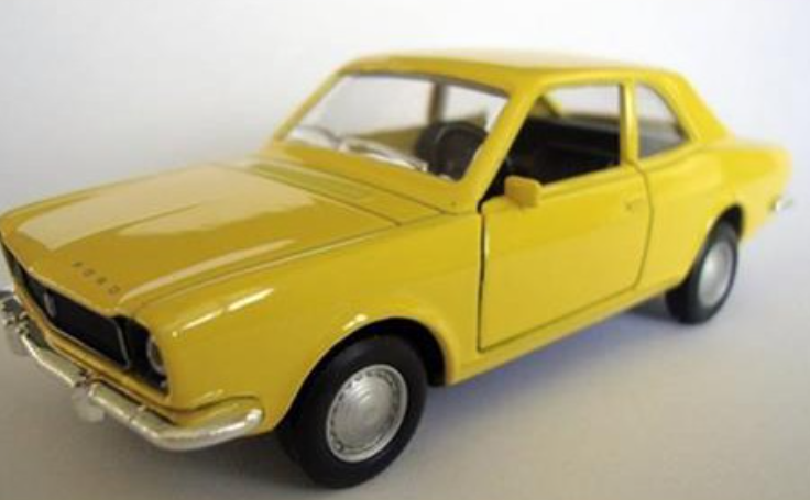 Ford Corcel Amarelo 1:36