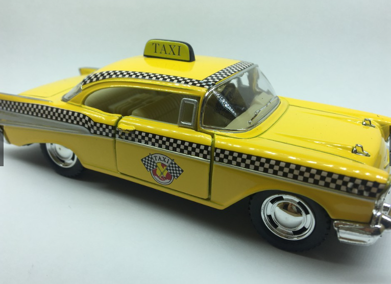 Taxi Chevrolet Bel air 1957 1:38