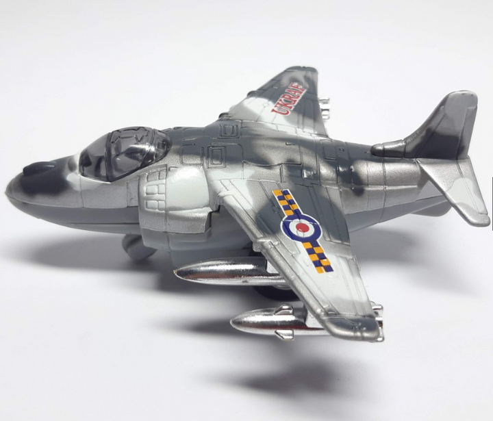 Avião Caça Camuflado Metal 11cm