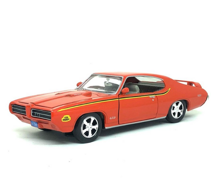 Miniatura Carro Pontiac GTO Judge (1969) - Laranja - 1:24
