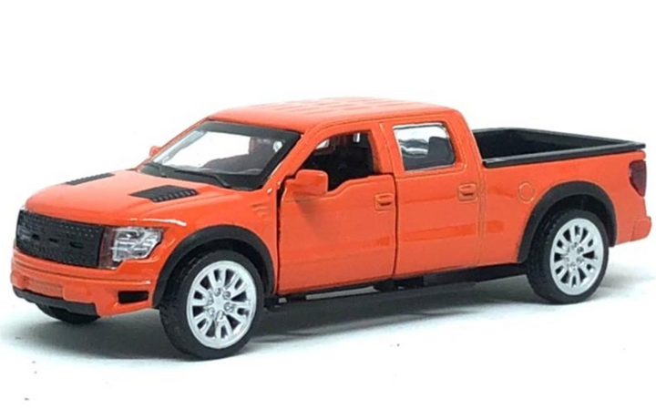 Picape Ford F-150 SVT Raptor - Laranja - 1:52